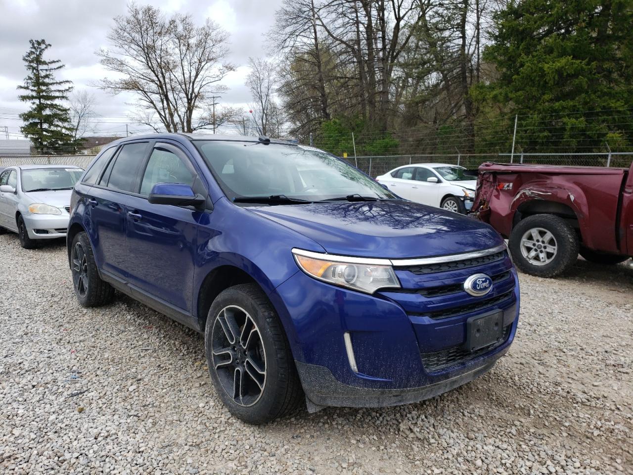FORD EDGE SEL 2013 with VIN 2FMDK3JC5DBA06592 - Photo from auction