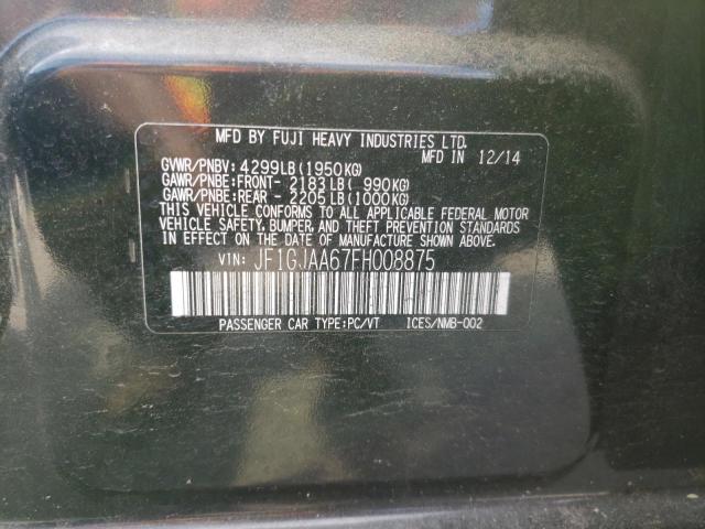 Photo 10 from auction – 2015 SUBARU IMPREZA with VIN JF1GJAA67FH008875