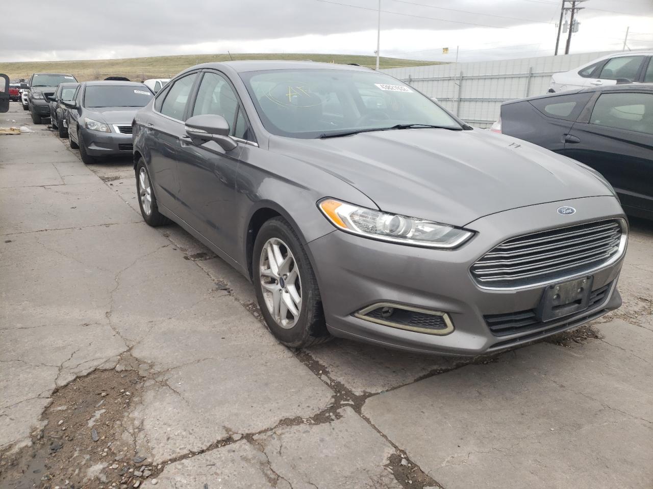FORD FUSION SE 2014 with VIN 3FA6P0HD7ER268585 - Photo from auction