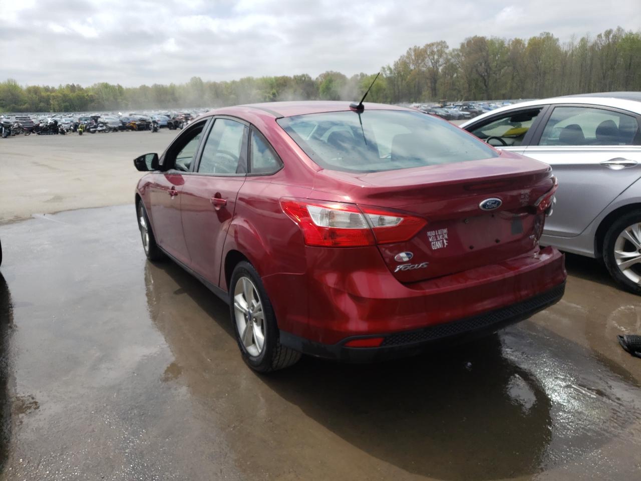 Photo 3 from auction – 2013 FORD FOCUS SE with VIN 1FADP3F21DL258772