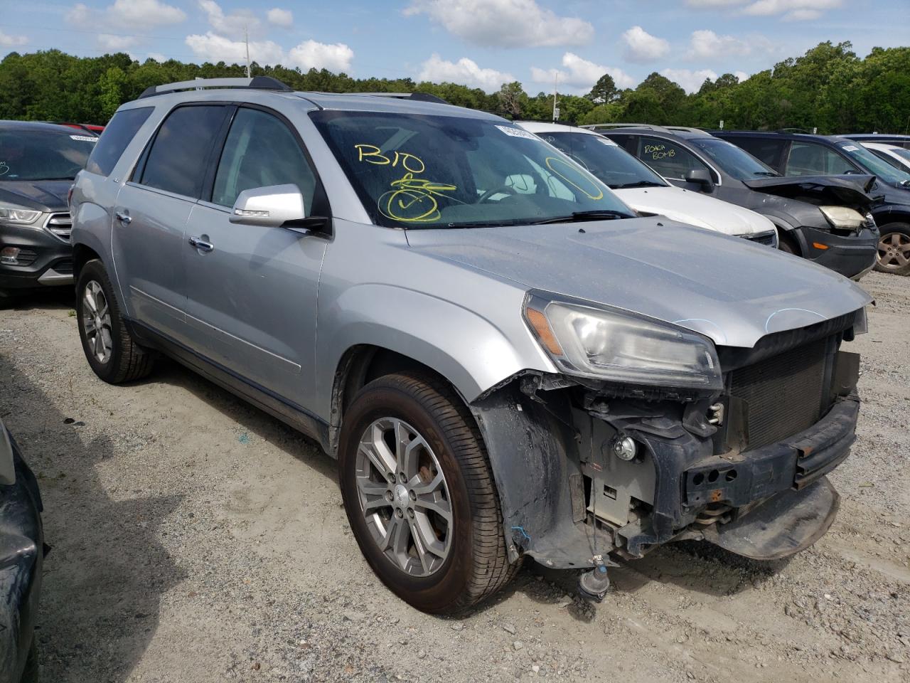Photo 1 from auction – 2014 GMC ACADIA SLT with VIN 1GKKRSKD3EJ234388
