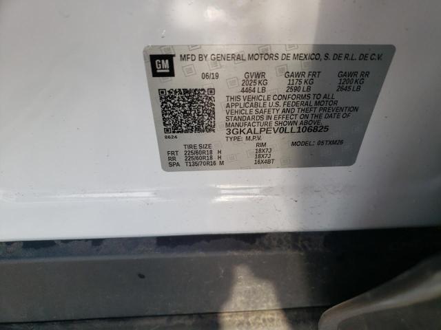 Photo 10 from auction – 2020 GMC TERRAIN with VIN 3GKALPEV0LL106825