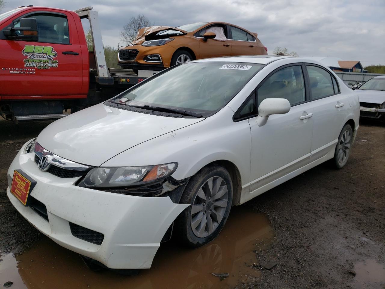 Photo 2 from auction – 2011 HONDA CIVIC EX with VIN 19XFA1F80BE034346