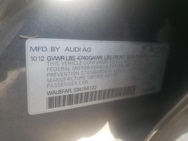 Photo 10 from auction – 2013 AUDI A4 PREMIUM with VIN WAUEFAFL1DA156122