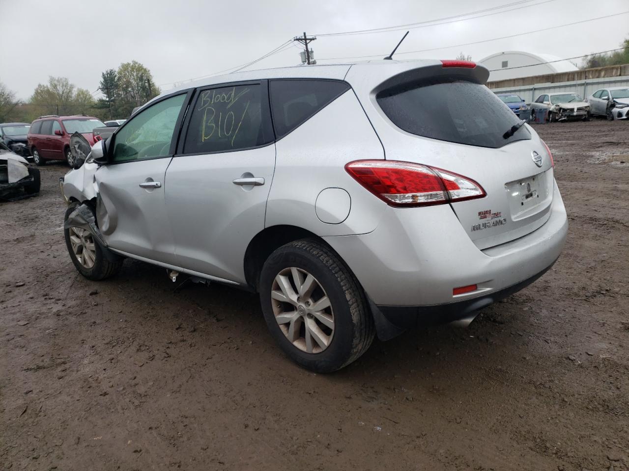 Photo 3 from auction – 2011 NISSAN MURANO S with VIN JN8AZ1MW7BW180791