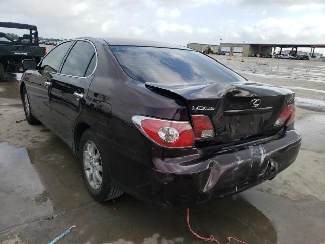 Photo 3 from auction – 2003 LEXUS ES 300 with VIN JTHBF30G030090372