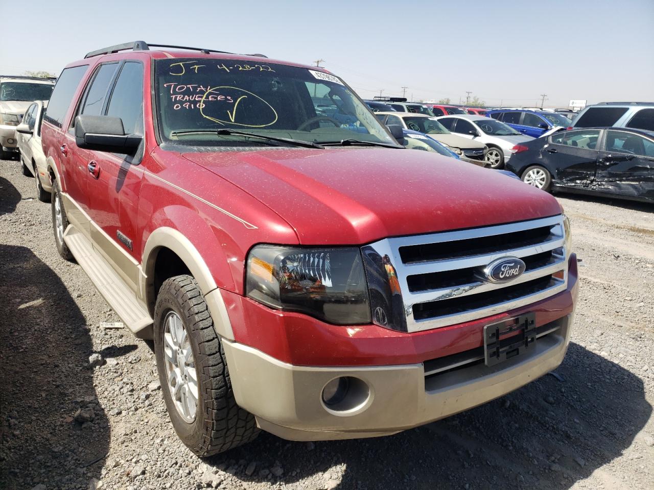 FORD EXPEDITION 2007 with VIN 1FMFK17587LA41072 - Photo from auction