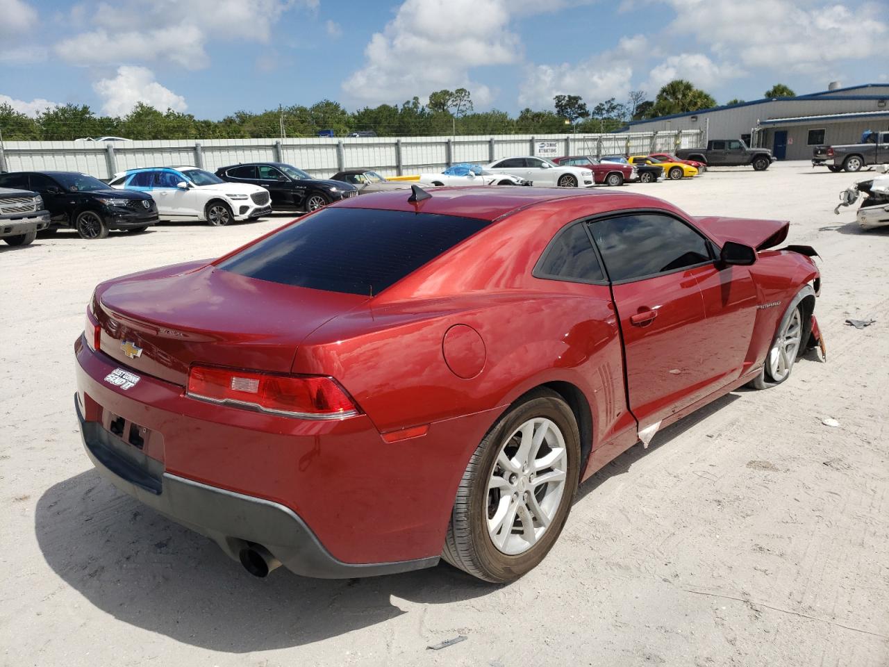 Photo 4 from auction – 2015 CHEVROLET CAMARO LT with VIN 2G1FD1E35F9213413