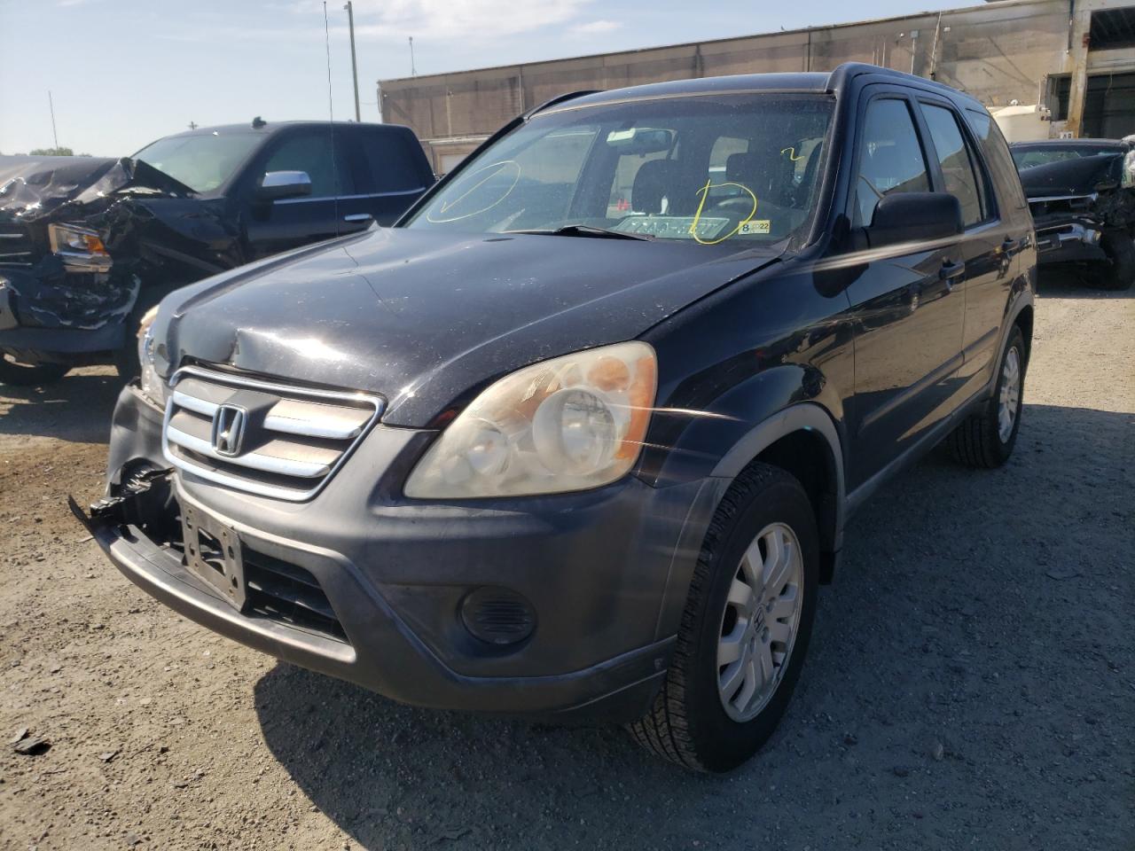 Photo 2 from auction – 2006 HONDA CR-V LX with VIN JHLRD78556C024583