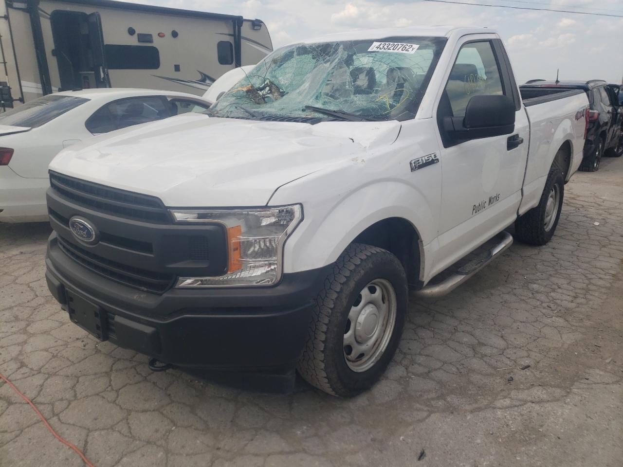 Photo 2 from auction – 2018 FORD F150 with VIN 1FTMF1E58JKC72571