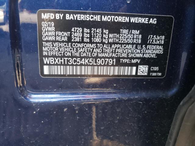 Photo 10 from auction – 2019 BMW X1 XDRIVE2 with VIN WBXHT3C54K5L90791