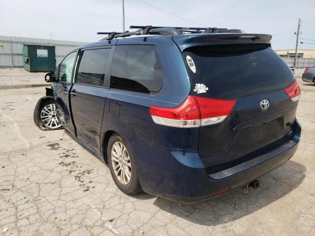 Photo 3 from auction – 2012 TOYOTA SIENNA XLE with VIN 5TDYK3DCXCS199708