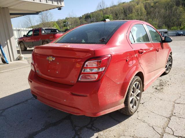 Photo 4 from auction – 2017 CHEVROLET SONIC LT with VIN 1G1JD5SH4H4166835