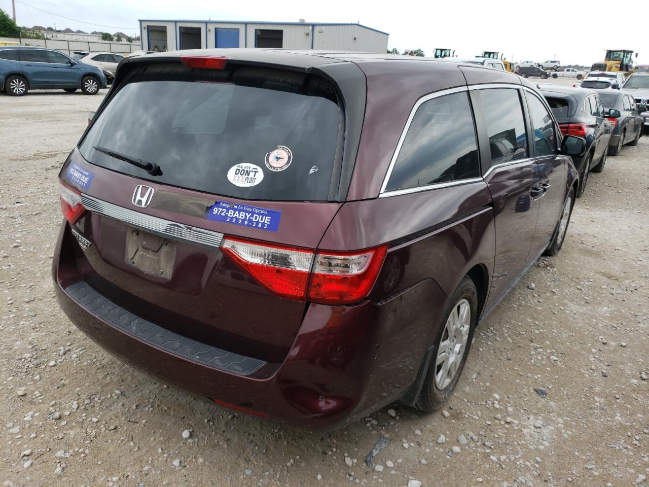 Photo 4 from auction – 2012 HONDA ODYSSEY LX with VIN 5FNRL5H24CB139362