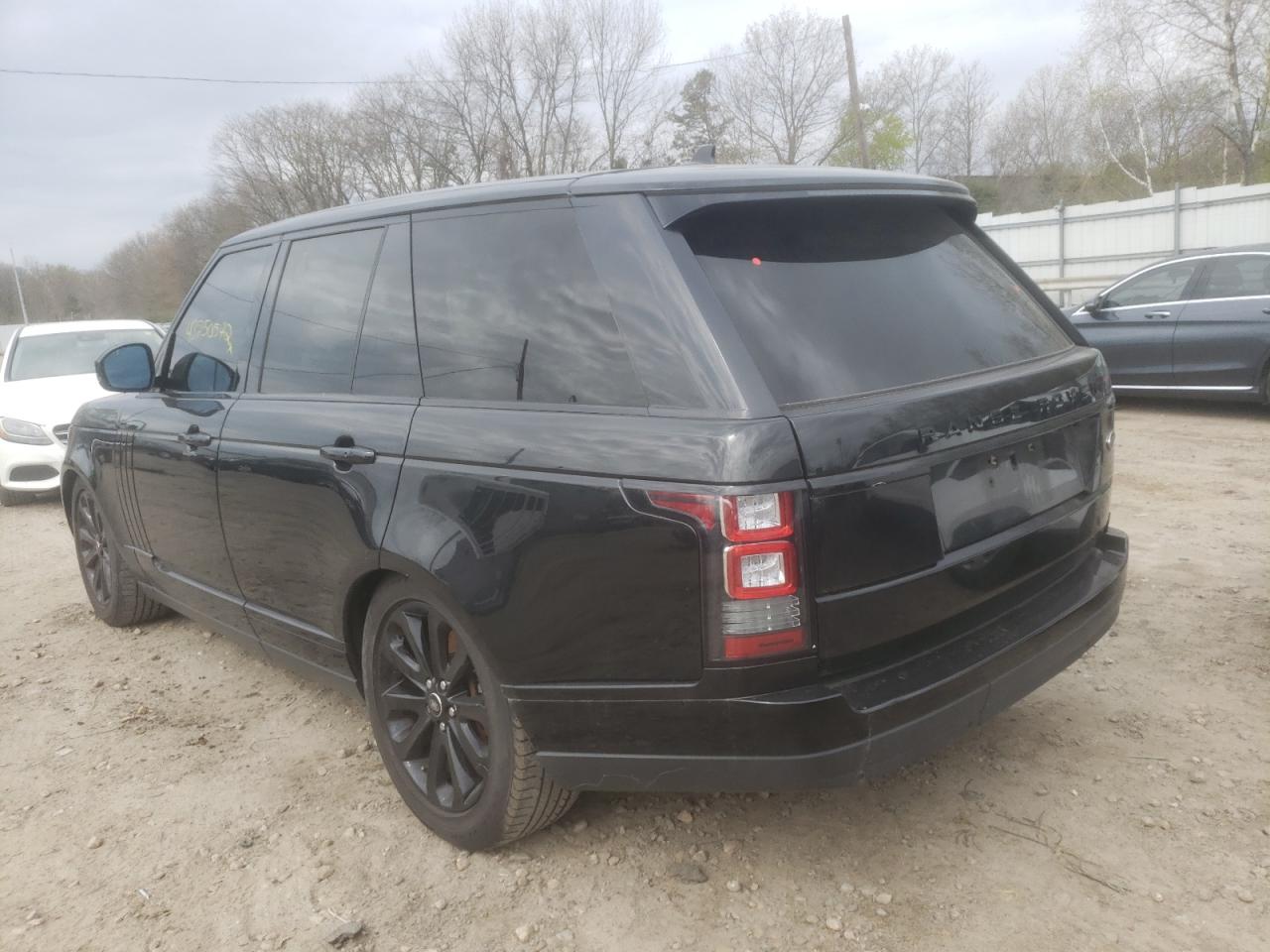 Photo 3 from auction – 2016 LAND ROVER RANGE ROVE with VIN SALGR2VF1GA254729