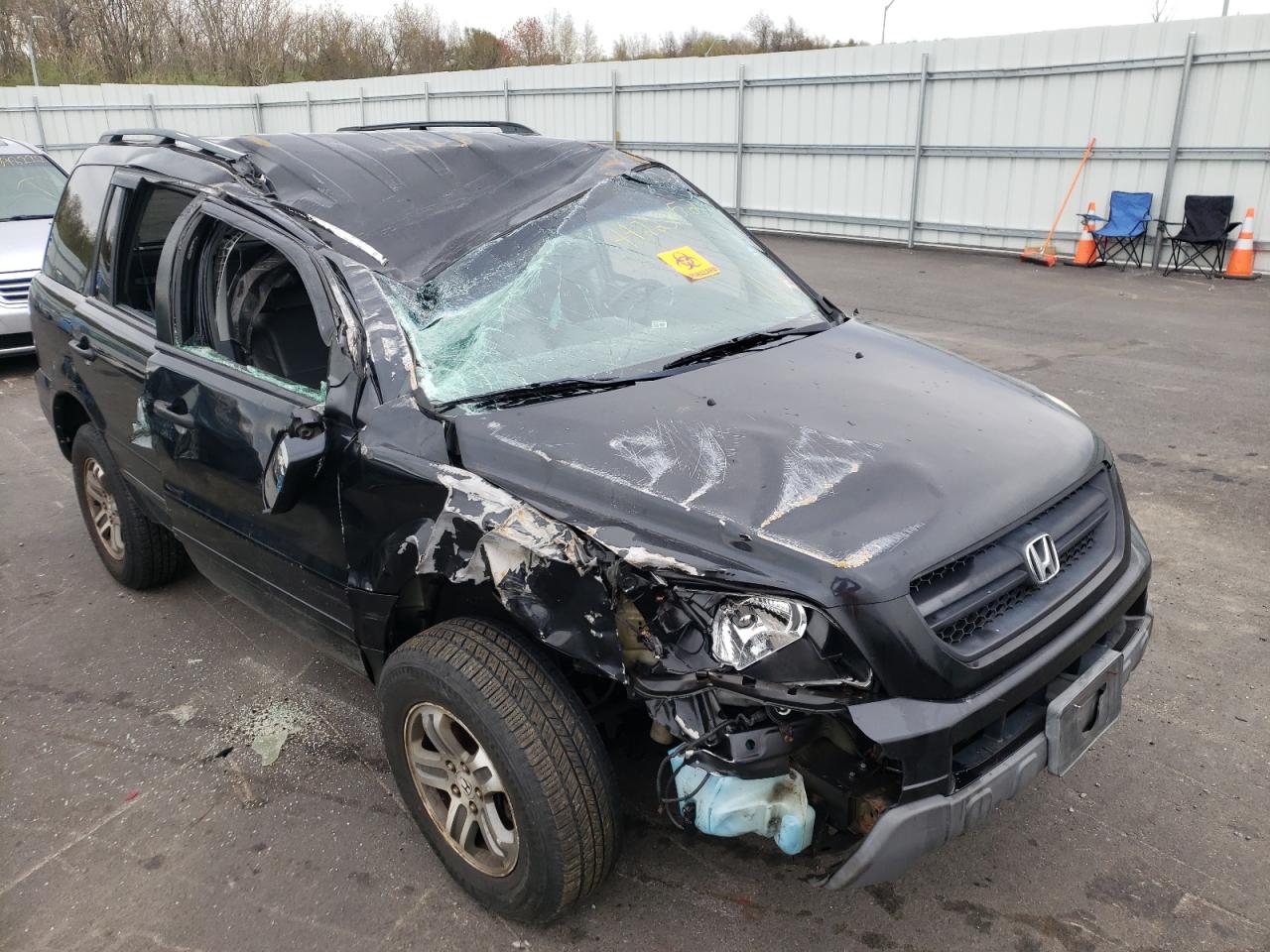 Photo 9 from auction – 2004 HONDA PILOT EXL with VIN 2HKYF18634H613478