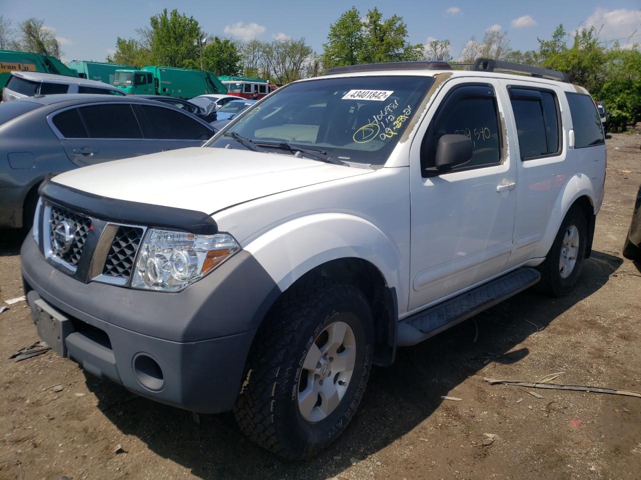 Photo 2 from auction – 2005 NISSAN PATHFINDER with VIN 5N1AR18W45C783432