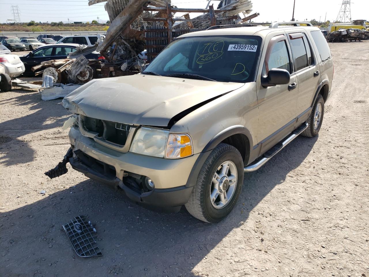 Photo 2 from auction – 2003 FORD EXPLORER X with VIN 1FMDU63W73ZA78585
