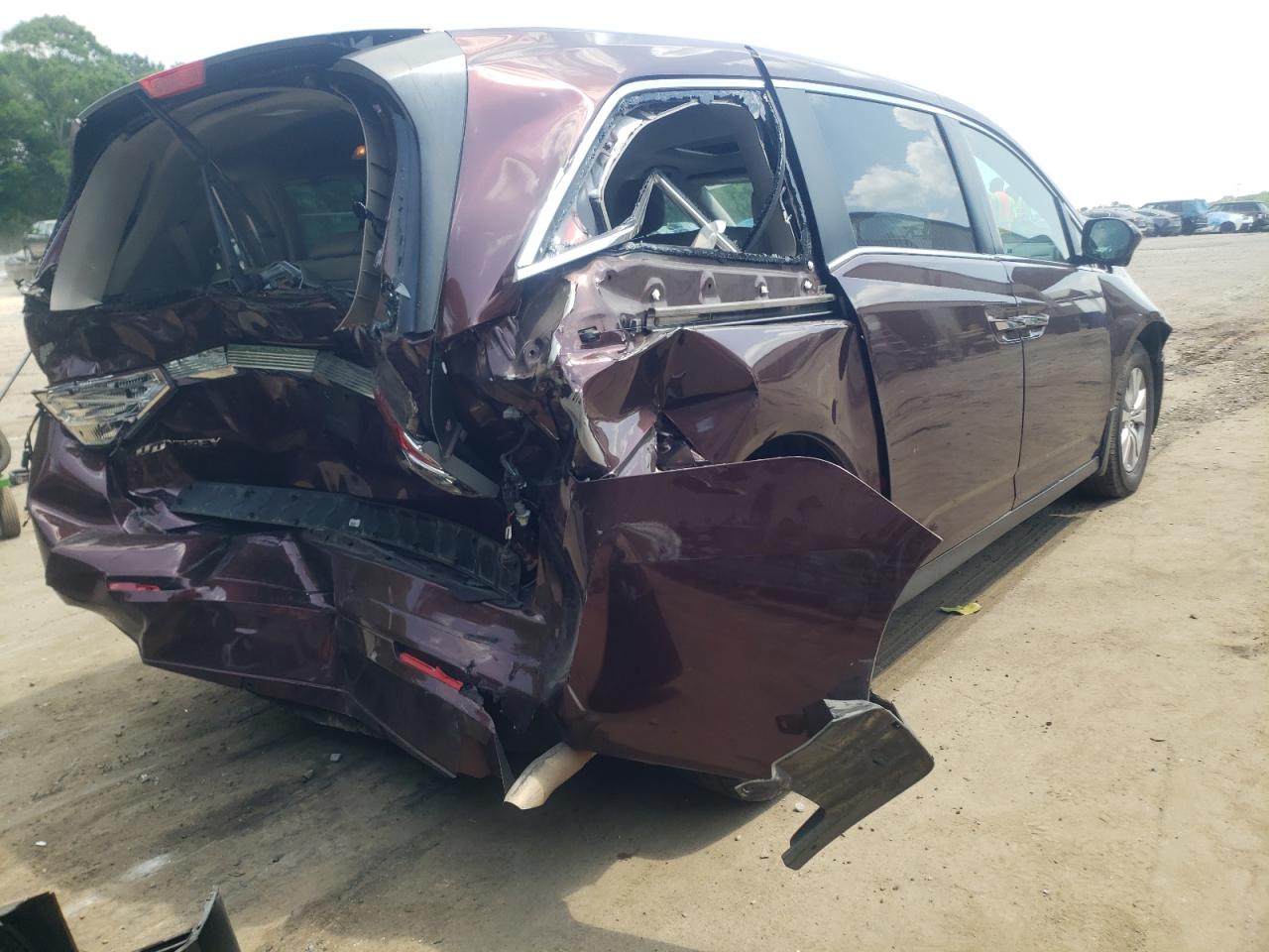 Photo 4 from auction – 2014 HONDA ODYSSEY EX with VIN 5FNRL5H63EB080908
