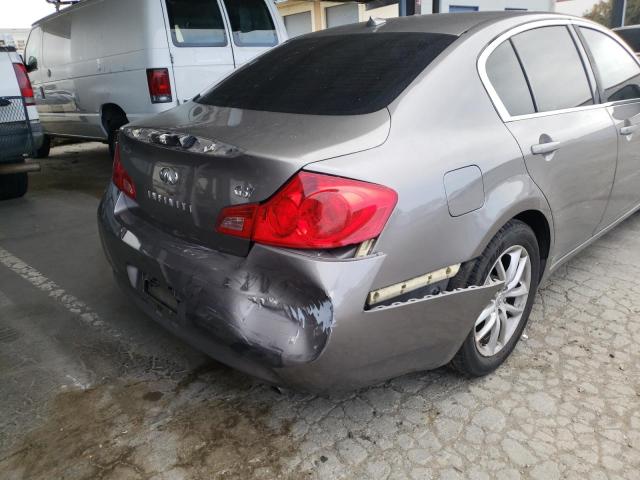 Photo 9 from auction – 2009 INFINITI G37 BASE with VIN JNKCV61E89M014857