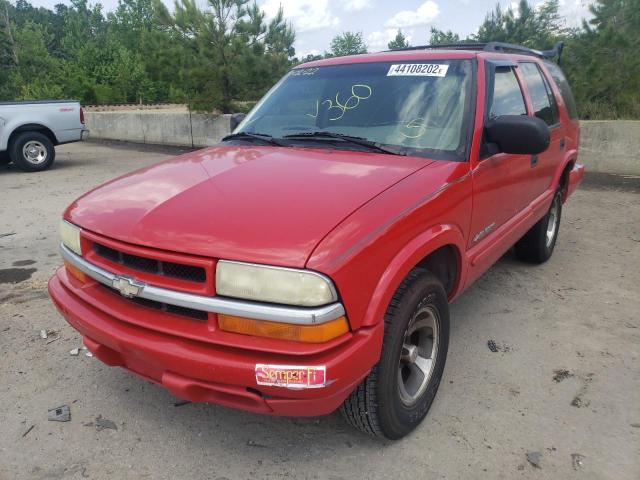 Photo 2 from auction – 2004 CHEVROLET BLAZER with VIN 1GNCS13X54K125972
