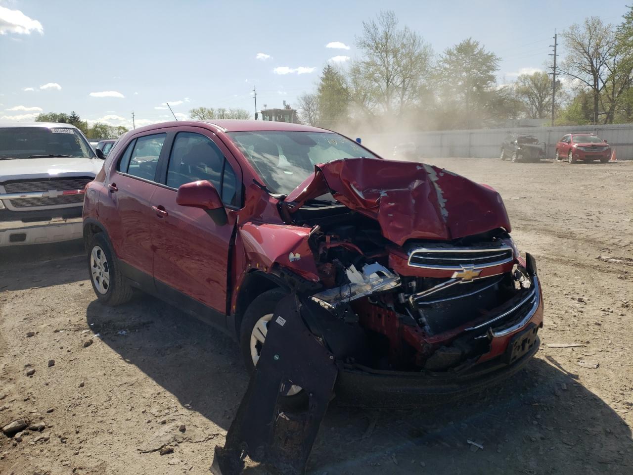 CHEVROLET TRAX LS 2015 with VIN KL7CJKSB2FB264058 - Photo from auction