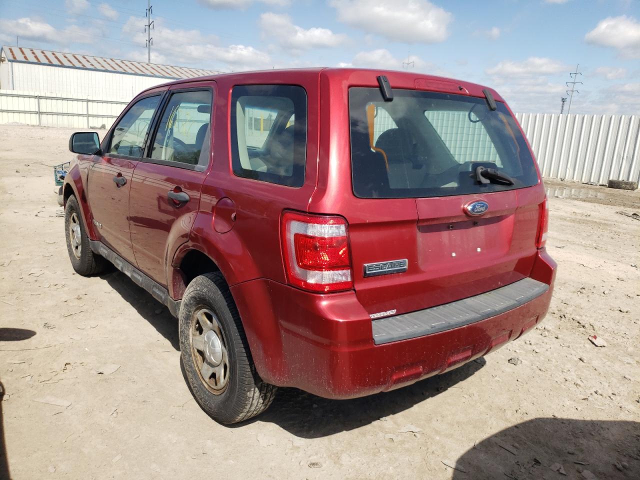 Photo 3 from auction – 2008 FORD ESCAPE XLS with VIN 1FMCU02Z88KC66780