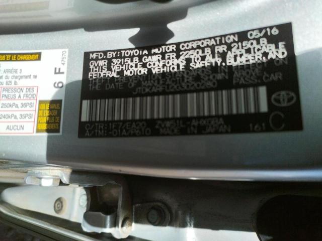صورة رقم 10 من المزاد - 2016 TOYOTA PRIUS مع VIN JTDKARFU2G3020280