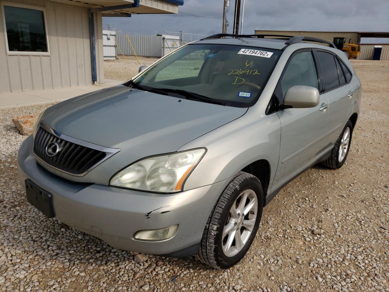 Photo 2 from auction – 2009 LEXUS RX 350 with VIN 2T2GK31UX9C078764