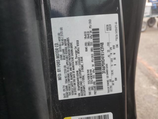 Photo 10 from auction – 2015 FORD FUSION SE with VIN 3FA6P0HD4FR143948
