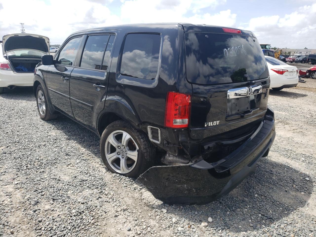 Photo 3 from auction – 2013 HONDA PILOT EXL with VIN 5FNYF3H58DB037078