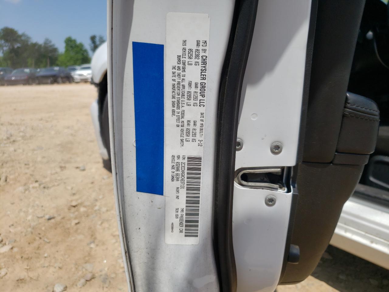 Photo 10 from auction – 2012 DODGE CHARGER PO with VIN 2C3CDXAG0CH237131