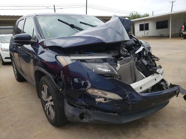 HONDA PILOT EX 2016 with VIN 5FNYF5H35GB034668 - Photo from auction