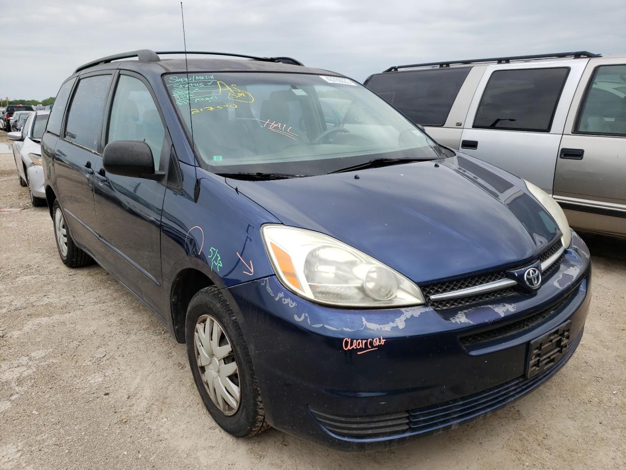 TOYOTA SIENNA CE 2004 with VIN 5TDZA23C74S217540 - Photo from auction