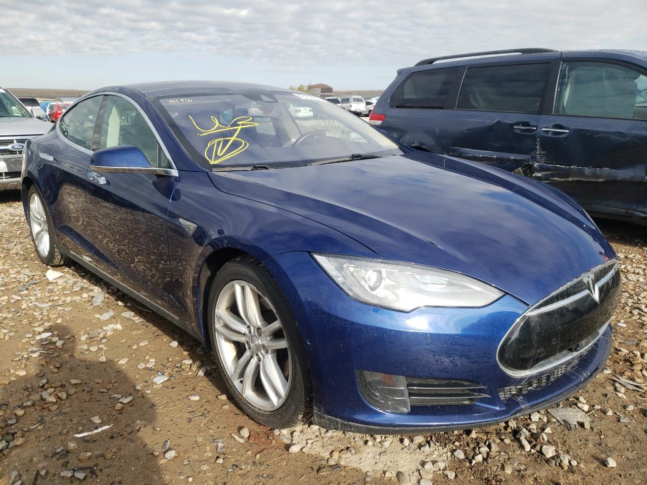 TESLA MODEL S 70 2015 with VIN 5YJSA1S22FF091793 - Photo from auction