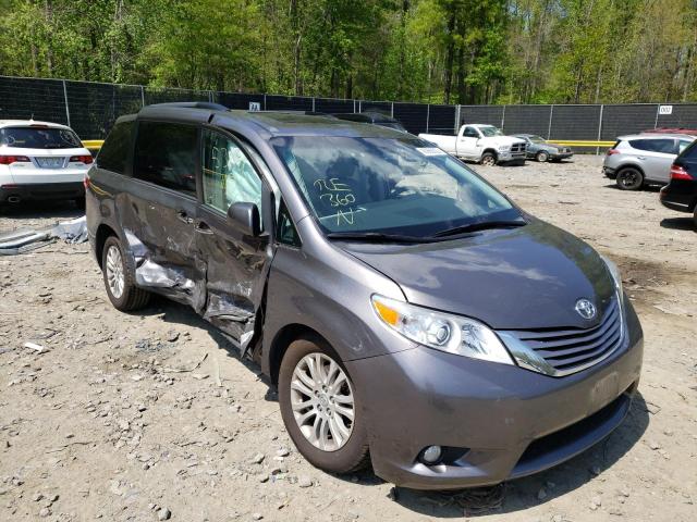 TOYOTA SIENNA XLE 2017 with VIN 5TDYZ3DC6HS821014 - Photo from auction