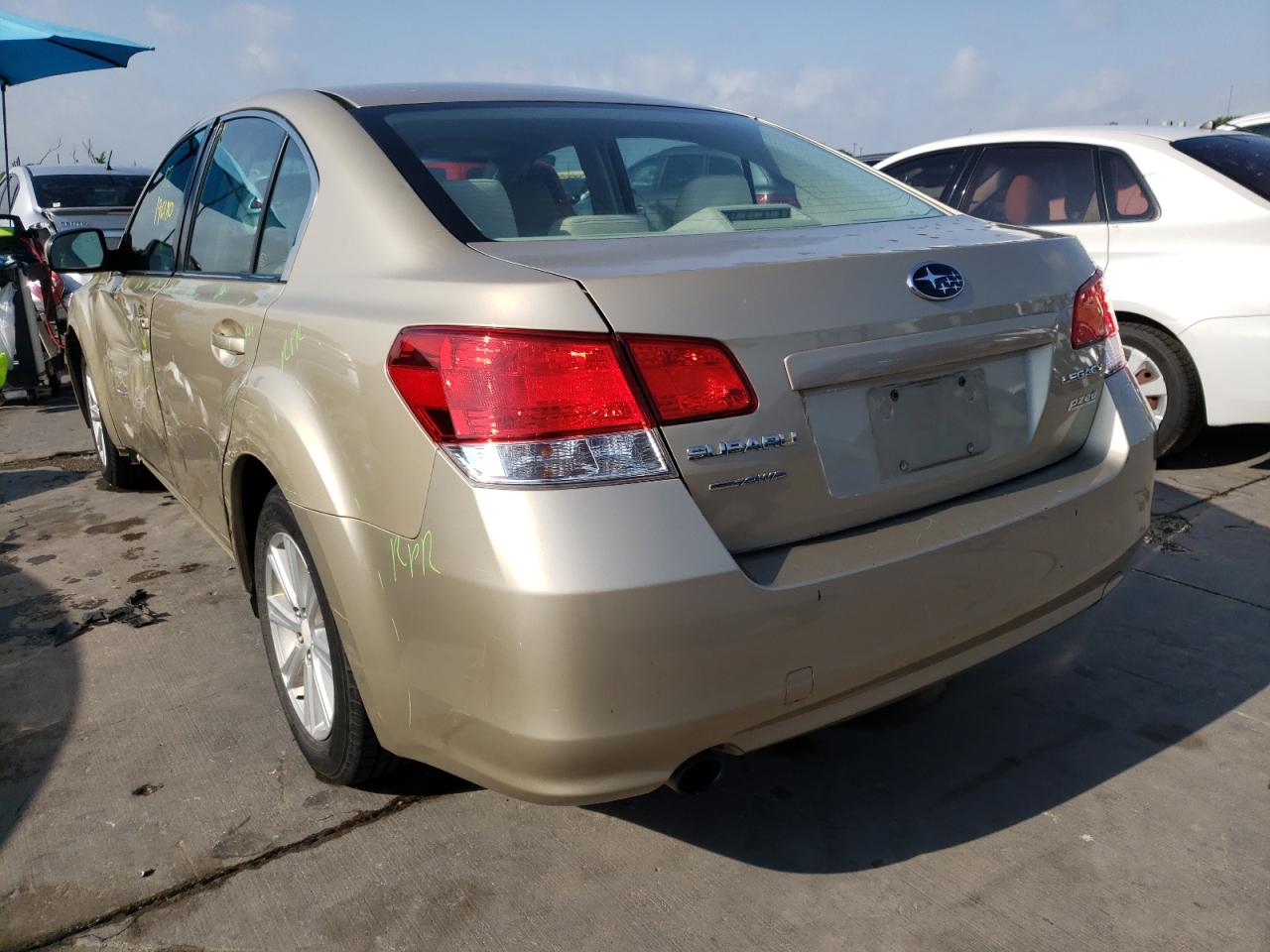 Foto 3 de la subasta – 2010 SUBARU LEGACY 2.5 con VIN 4S3BMBB67A3227969