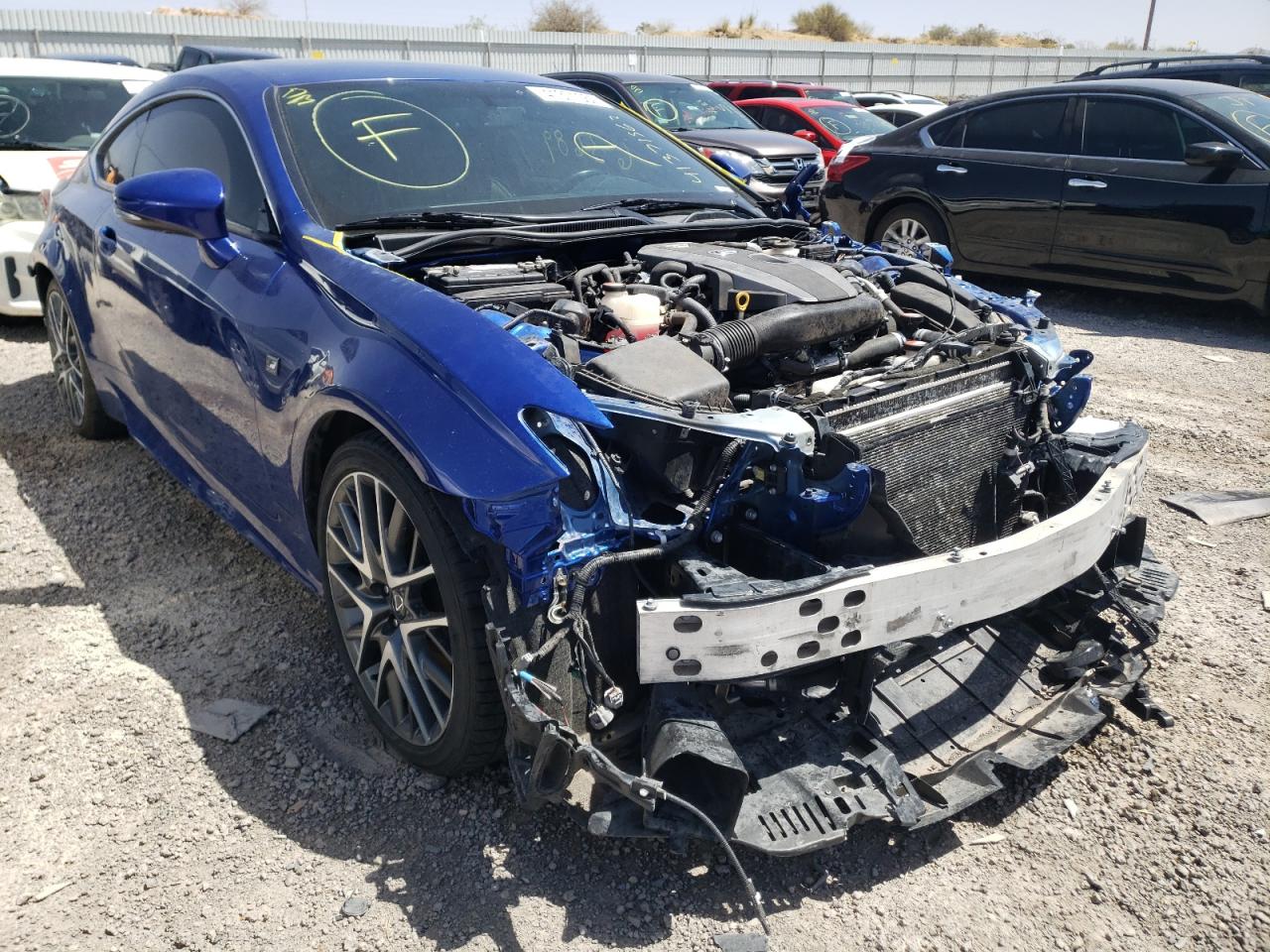 LEXUS RC 200T 2016 with VIN JTHHA5BC9G5000207 - Photo from auction