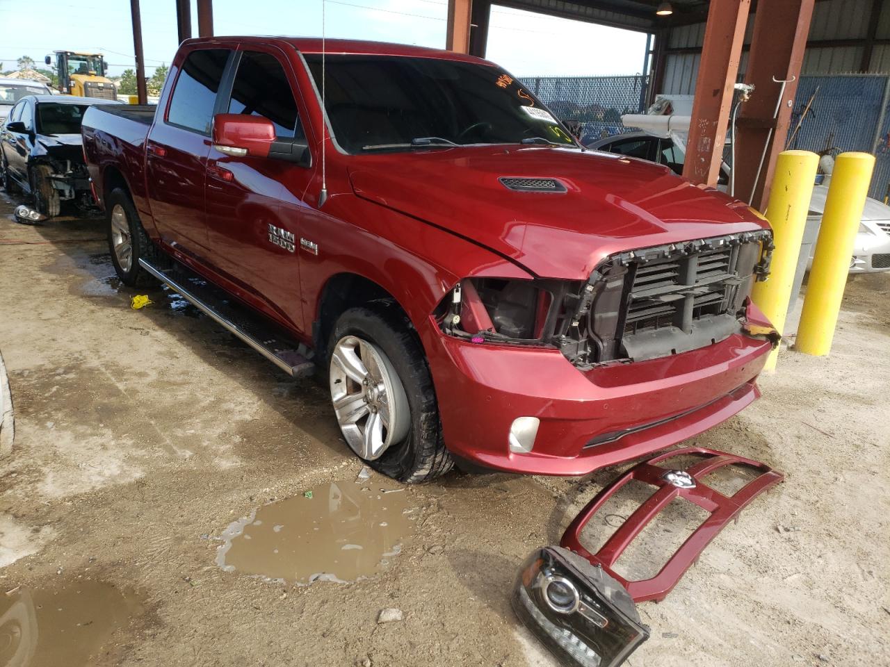 RAM 1500 SPORT 2014 with VIN 1C6RR7MT1ES342330 - Photo from auction
