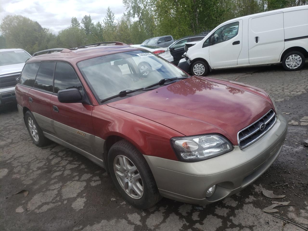 SUBARU LEGACY 2002 with VIN 4S3BH665126301965 - Photo from auction