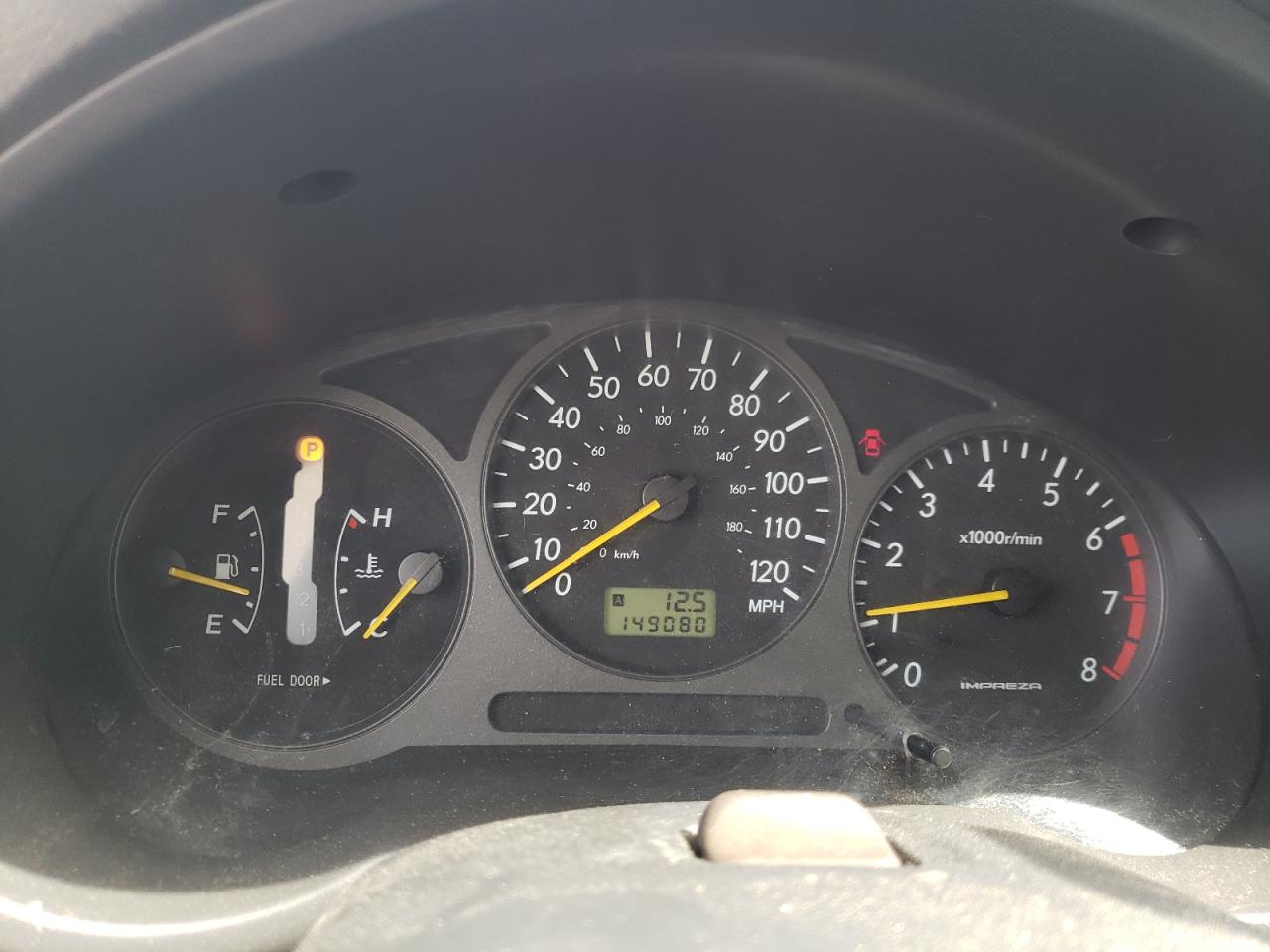 Photo 8 from auction – 2002 SUBARU IMPREZA TS with VIN JF1GG65512H806389