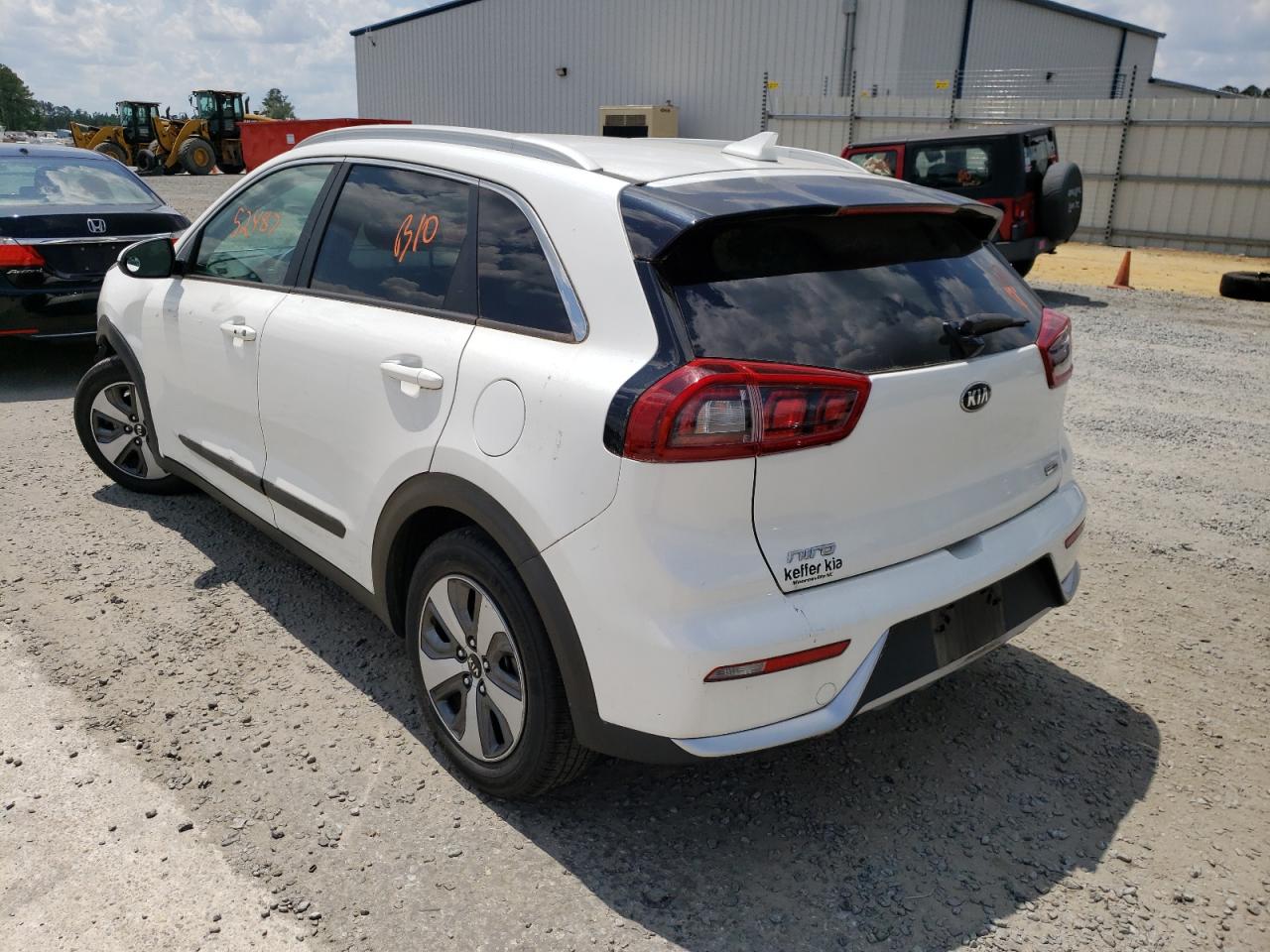 Photo 3 from auction – 2018 KIA NIRO FE with VIN KNDCB3LC8J5150392