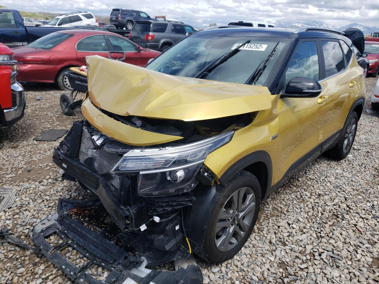 Photo 2 from auction – 2021 KIA SELTOS S with VIN KNDEUCAA3M7221396