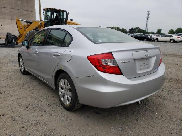 Photo 3 from auction – 2012 HONDA CIVIC LX with VIN 19XFB2F52CE349398