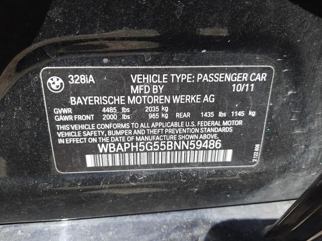 Photo 10 from auction – 2011 BMW 328 I SULE with VIN WBAPH5G55BNN59486
