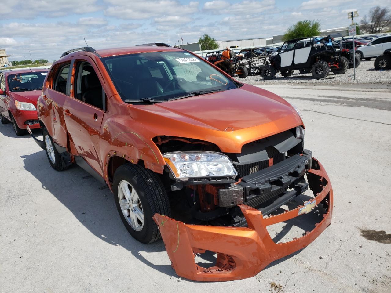 CHEVROLET TRAX 1LT 2015 with VIN KL7CJLSBXFB081013 - Photo from auction