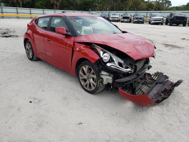 HYUNDAI VELOSTER 2017 with VIN KMHTC6ADXHU309662 - Photo from auction