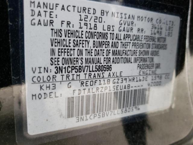 Photo 10 from auction – 2020 NISSAN KICKS S with VIN 3N1CP5BV7LL580596