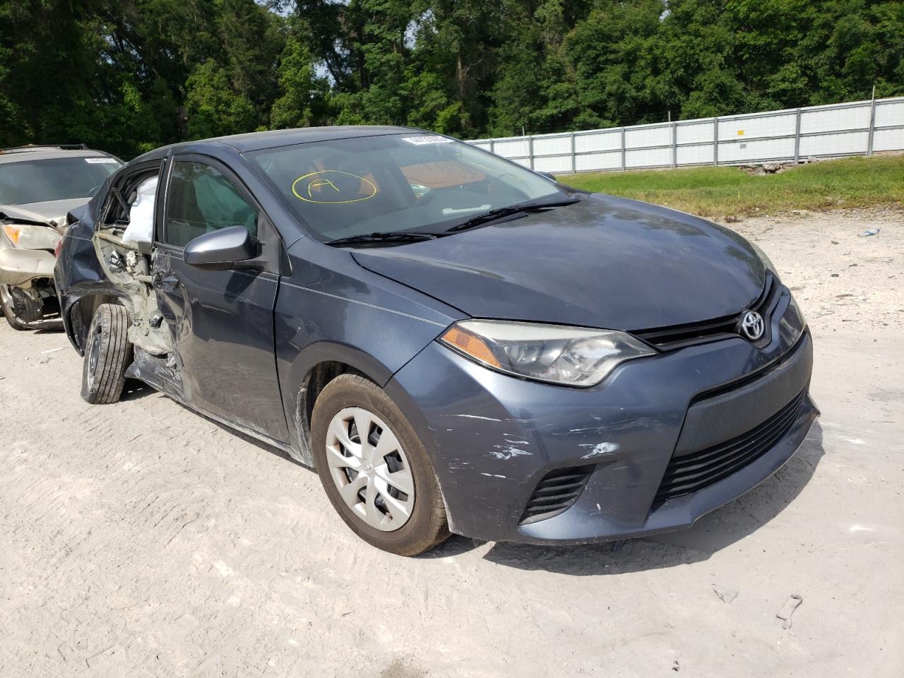 TOYOTA COROLLA L 2015 with VIN 2T1BURHE3FC329730 - Photo from auction