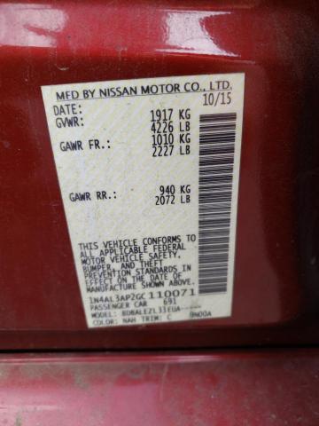 Photo 10 from auction – 2016 NISSAN ALTIMA 2.5 with VIN 1N4AL3AP2GC110071